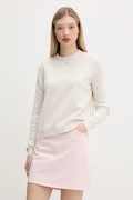 Tommy Jeans sweter bawełniany kolor beżowy lekki DW0DW20159