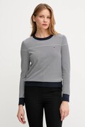Пуловер Tommy Hilfiger в тъмносиньо от лека материя WW0WW44984