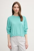 United Colors of Benetton maglione in cotone colore turchese  1091D10D6