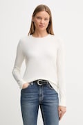 Пуловер с коприна United Colors of Benetton в бежово от лека материя 1ZRED10CP
