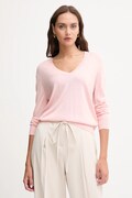 United Colors of Benetton sweter z domieszką jedwabiu damski kolor różowy lekki 1ZRED402L