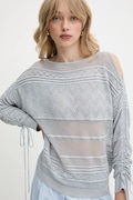 Guess sweter NELLIE damski kolor niebieski lekki W5GR21 Z3E22