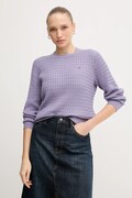 Bavlněný svetr Tommy Hilfiger béžová barva, WW0WW44993