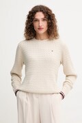 Tommy Hilfiger maglione in cotone colore beige  WW0WW44993