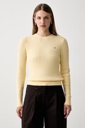 Tommy Hilfiger svetr dámský bavlněný žlutý WW0WW44993