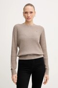 Bavlněný svetr Tommy Hilfiger béžová barva, WW0WW44993