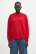 Anine Bing maglione in cachemirie Lee Crew Sweater colore rosso  A.09.10662