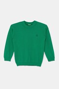 Παιδικό πουλόβερ United Colors of Benetton χρώμα: πράσινο, 1098G100U