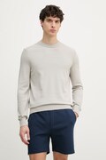 BOSS Orange sweter męski z bawełną Asac_C beżowy 50508766