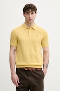 Tommy Hilfiger polo męskie bawełniane żółte MW0MW37396