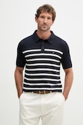 Tommy Hilfiger polo da uomo in cotone blu navy MW0MW37396