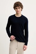 FROM FUTURE sweter kaszmirowy męski kolor granatowy lekki MPR00051