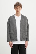 NEIGHBORHOOD woolen cardigan Wool Jersey Cardigan gray color 242FPNH.CSM14