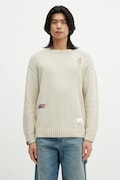 NEIGHBORHOOD cotton jumper Savage Crewneck Sweater beige color 251FUNH.KNM03