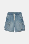 United Colors of Benetton pantaloni scurți din denim pentru copii talie reglabila, 4KEHG902Q