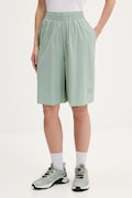 MM6 Maison Margiela pantaloni scurți x Salomon culoarea verde, uni, high waist, S52MU0131.M35417
