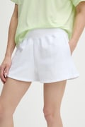 Calvin Klein Performance szorty damskie kolor biały melanżowe high waist LVGWS5S807