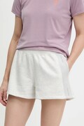 Calvin Klein Performance szorty damskie kolor szary melanżowe high waist LVGWS5S807