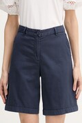United Colors of Benetton βερμούδα γυναικεία σκούρα μπλε κανονική 4CDRD901W