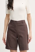 United Colors of Benetton Βερμούδα γυναικεία καφέ κανονική 4CDRD901W