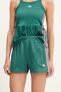 Шорти adidas Originals Shorts колір бірюзовий візерунок висока посадка KC0682