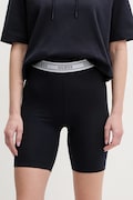 Kraťasy Guess ALINE dámské, modrá barva, s potiskem, medium waist, V5GD18 KCSA2