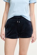 Juicy Couture teplákové šortky dámske EVE tmavomodré regular waist JCBHS224801