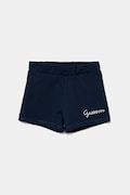 Guess pantaloni scurți din bumbac pentru copii culoarea albastru marin, cu imprimeu, K5GD08 KA6R4