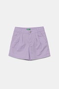 United Colors of Benetton pantaloni scurți din bumbac pentru copii culoarea violet, uni, talie reglabila, 47RGC903Y