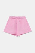 Дитячі бавовняні шорти United Colors of Benetton колір рожевий однотонна регульована талія 3BL0C903I