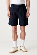 A.P.C. short crew dress shorts cotton Men's navy regular waist COHFU.H10198
