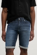 Karl Lagerfeld pantaloni scurți jeans culoarea bleumarin, 552833.265820