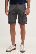Alpha Industries szorty cargo męskie bawełniane z elastanem Crew Short szare regular waist 176203