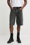 Levi's pantaloni scurți jeans 478 BAGGY SHORTS culoarea gri, 001JM