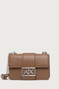 Armani Exchange geantă poștaș pentru femei cu imitație de piele bej XW000071 AF12039