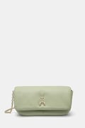 Patrizia Pepe geantă de piele culoarea verde, 8B0220 L113
