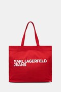 Karl Lagerfeld Jeans taška bavlněná červená A1W50002