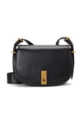 Kožna torba Polo Ralph Lauren boja: crna, 428891391