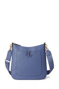 Lauren Ralph Lauren torebka crossbody damska skórzana niebieska 431970152