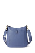 Lauren Ralph Lauren torebka crossbody damska skórzana niebieska 431970152