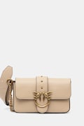 Pinko torebka skórzana kolor beżowy 104340 A0QO