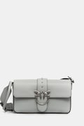Pinko torebka skórzana kolor szary 104524 A0QO