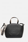Шкіряна сумочка Karl Lagerfeld колір бежевий A1W30058