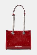 Kabelka Karl Lagerfeld červená farba, A1W30146