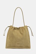 Coccinelle Geantă shopper de damă din piele întoarsă COCCINELLEDULSE SUEDE verde E1 SS6 11 01 01