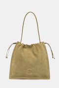 Coccinelle torebka shopper damska zamszowa COCCINELLEDULSE SUEDE zielona E1 SS6 11 01 01