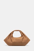 MM6 Maison Margiela poseta Japanese Draped culoarea maro, SB5WC0019