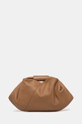 Шкіряна сумочка MM6 Maison Margiela Japanese Draped Mini колір коричневий SB5WD0029