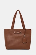 Τσάντα Guess FRANCY χρώμα: καφέ, HWWG95 30230