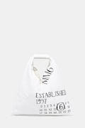 Бавовняна сумка MM6 Maison Margiela колір білий SB6WD0013